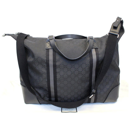 Gucci Nylon GG Guccissima XL Travel Duffle Luggage Bag 449180