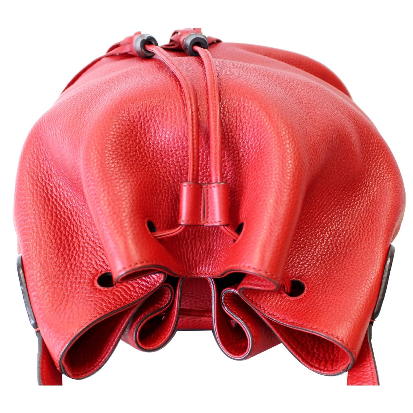 GUCCI Lady Tassel Bucket Leather Shoulder Bag Red 354472