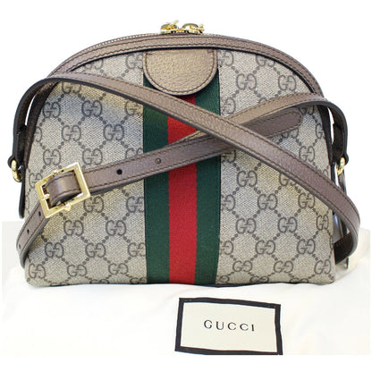 GUCCI Ophidia GG Supreme Monogram Web Shoulder Crossbody Bag