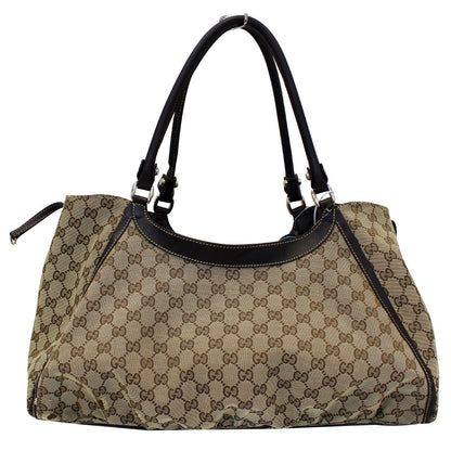 GUCCI Abbey D Ring GG Canvas Large Hobo Bag 189835