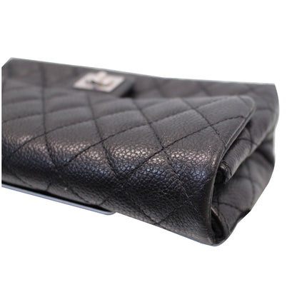 CHANEL 2.55 Reissue Flap Grained Leather Waist Belt Bag Black - 15% OFF
