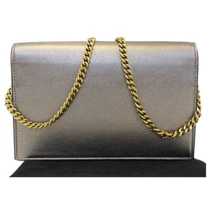 YVES SAINT LAURENT Small Kate Tassel Leather Shoulder Crossbody Bag Gold