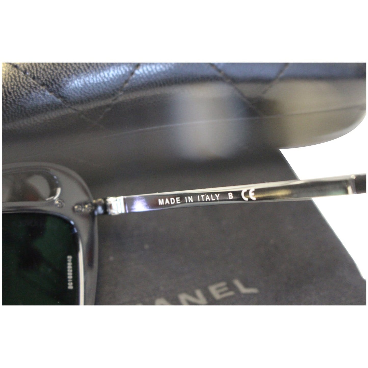 CHANEL Butterfly Runway Sunglasses Black