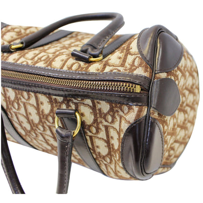 CHRISTIAN DIOR Monogram Logo Boston Duffle Bag
