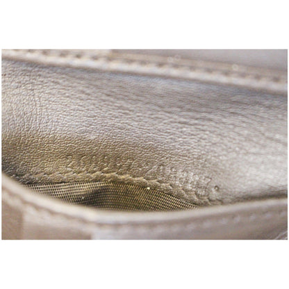 GUCCI Black Leather Micro GG Guccissima Bifold Wallet