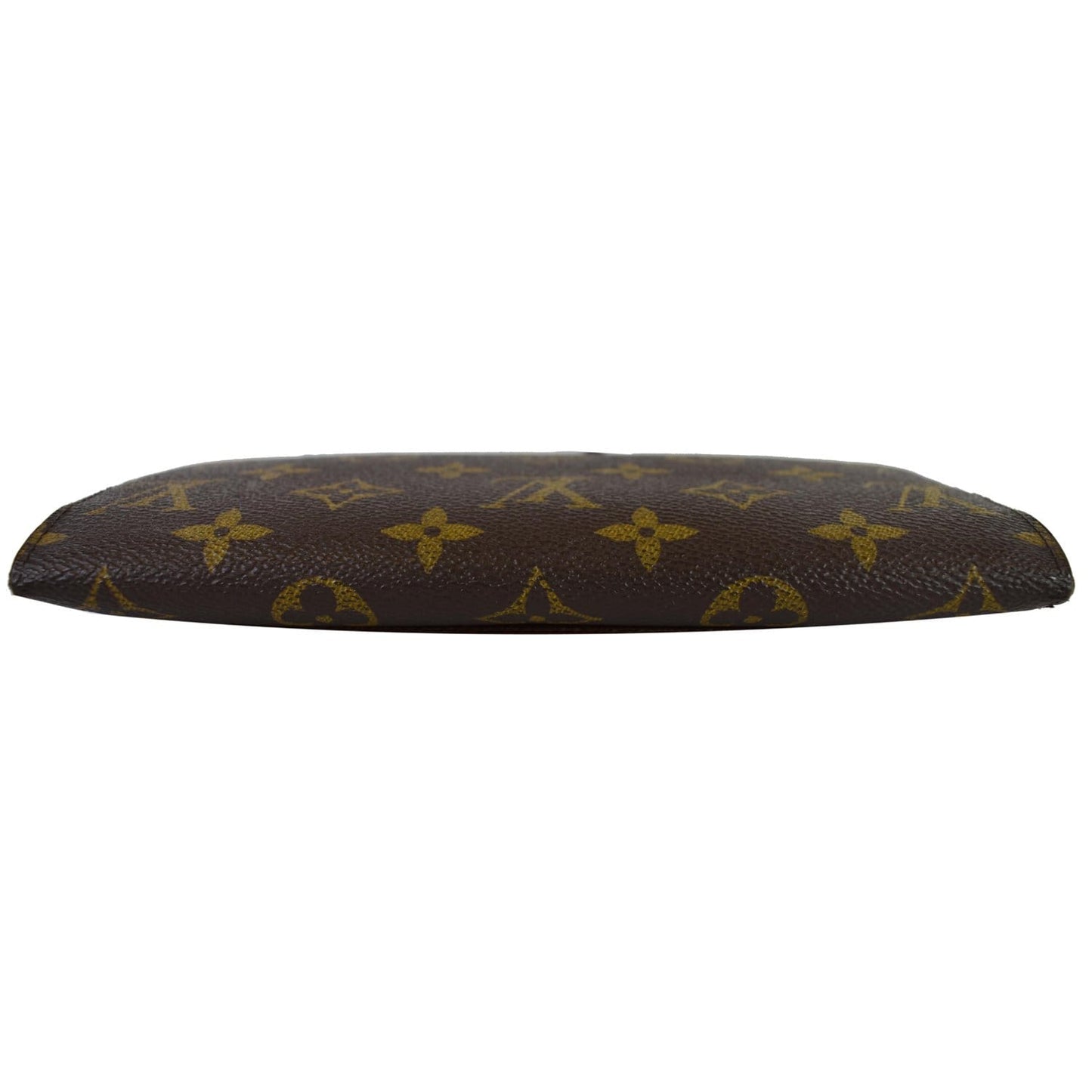 LOUIS VUITTON Emilie Monogram Canvas Wallet Brown