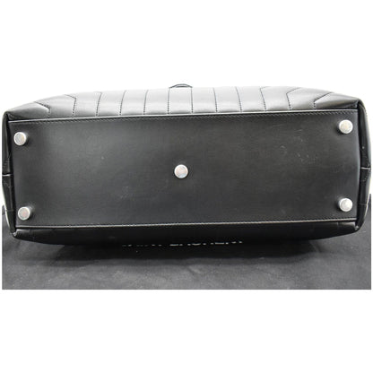 YVES SAINT LAURENT Large Loulou Matelasse Leather Chain Shoulder Bag Black