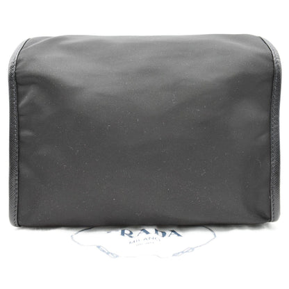 PRADA Nylon and Saffiano Leather 3789 Smartphone Case Black