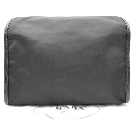PRADA Nylon and Saffiano Leather 3789 Smartphone Case Black
