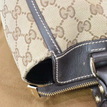 GUCCI D Ring GG Canvas Tote Bag Beige 189831