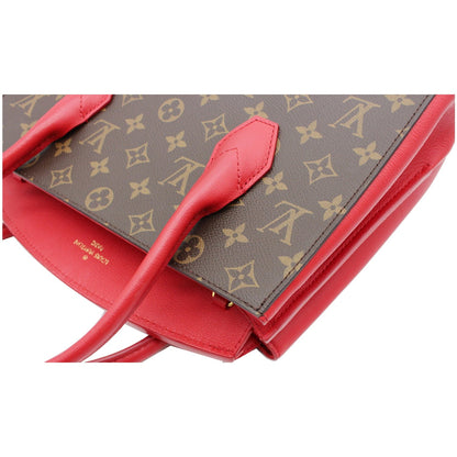 LOUIS VUITTON Florine Monogram Canvas Shoulder Bag Red