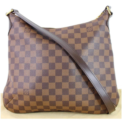 LOUIS VUITTON Bloomsbury PM Damier Ebene Crossbody Bag Brown