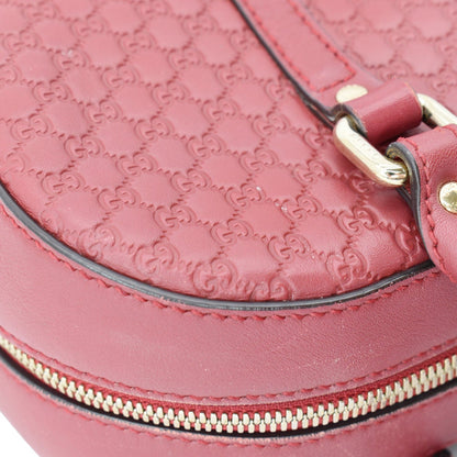 GUCCI Microguccissima Small Leather Crossbody Bag Navy Red 510286