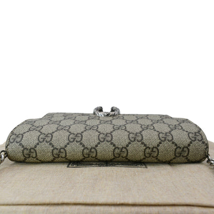 GUCCI Dionysus GG Supreme Crossbody Chain Wallet Beige 401231