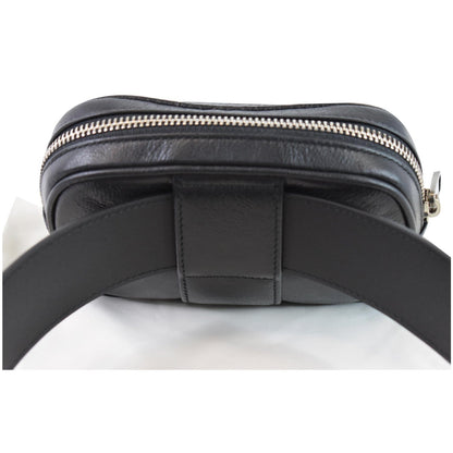 GUCCI Morpheus Leather Belt Bag Black 597676 - Final Sale