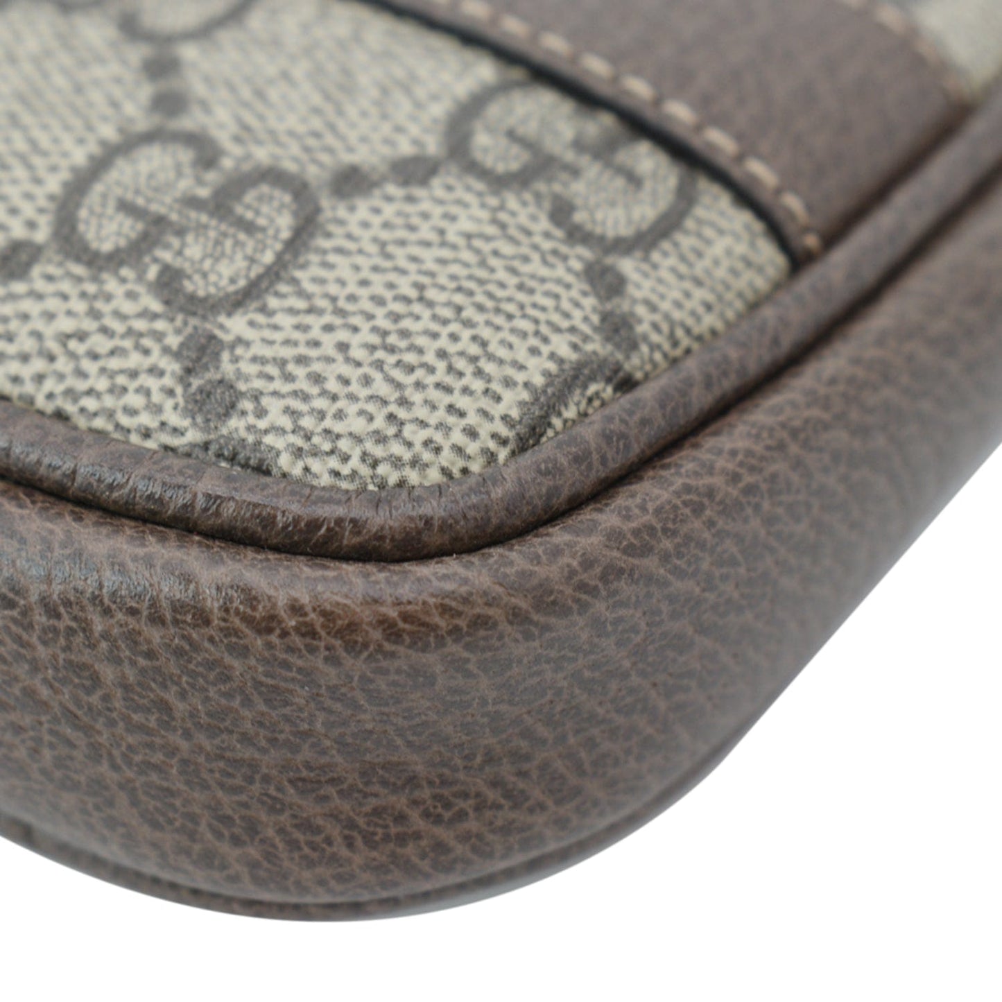 GUCCI Ophidia GG Supreme Canvas Web Belt Bag Brown 519308