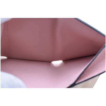 LOUIS VUITTON Zoe Compact Monogram Empreinte Wallet Rose Poudre