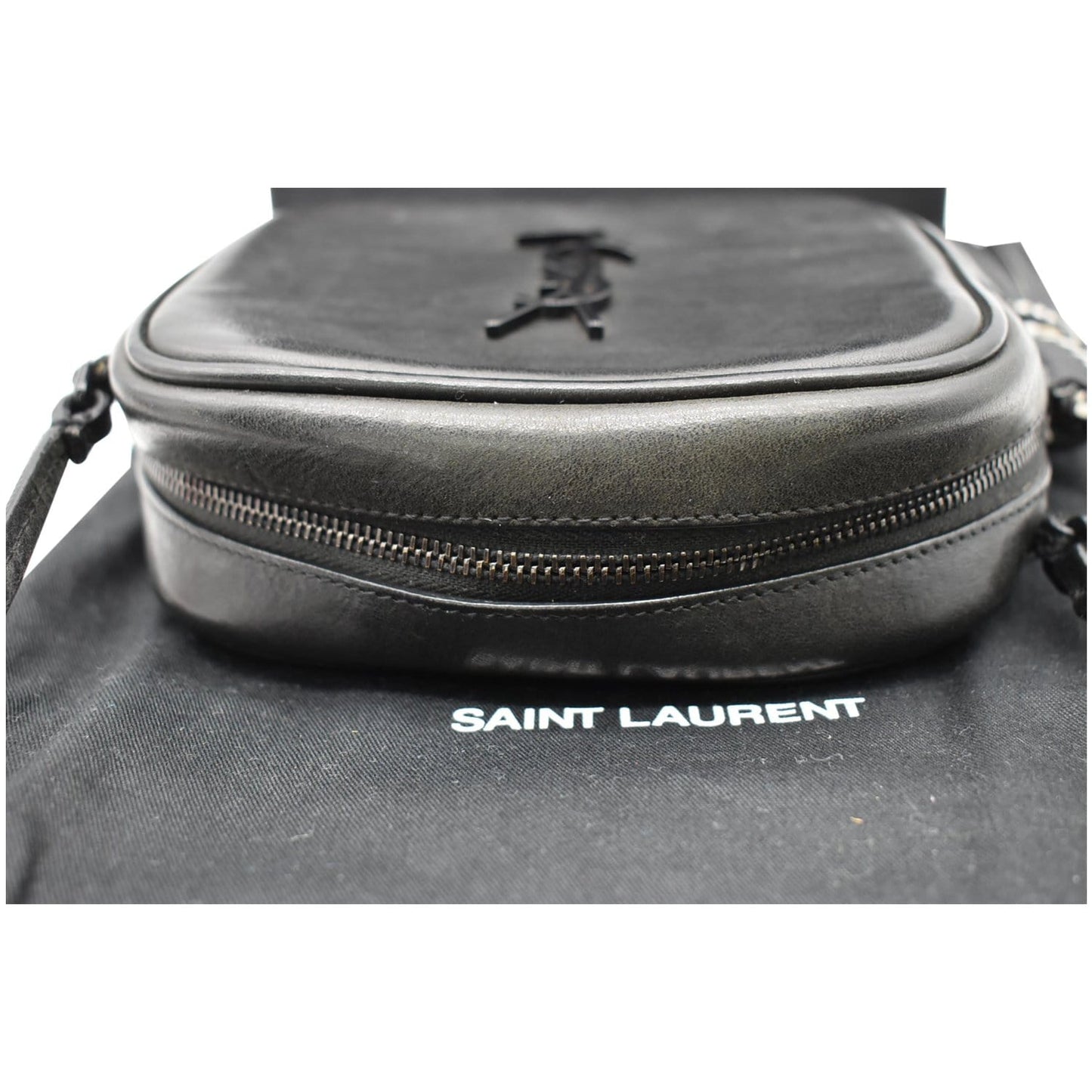 YVES SAINT LAURENT Blogger Leather Crossbody Bag Black - 20% OFF