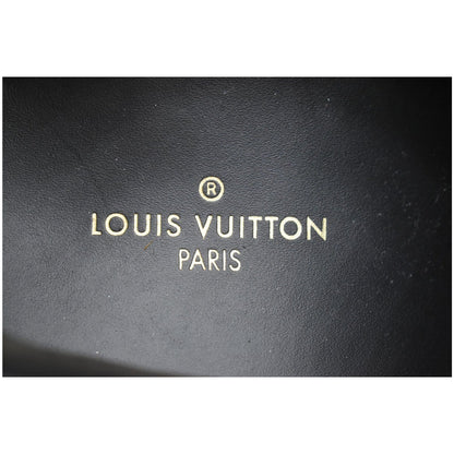 LOUIS VUITTON Runaway Sneakers Suede Leather Sneakers Black Size US 7