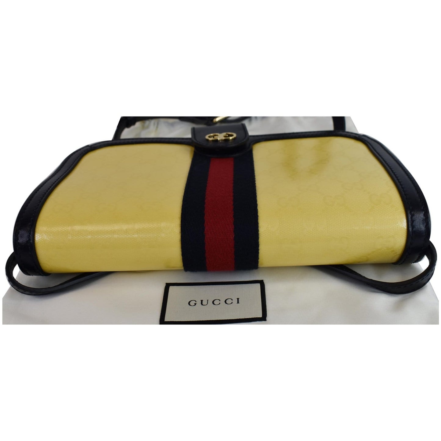 GUCCI Imprime Web Ophidia Messenger Bag 547799 Yellow