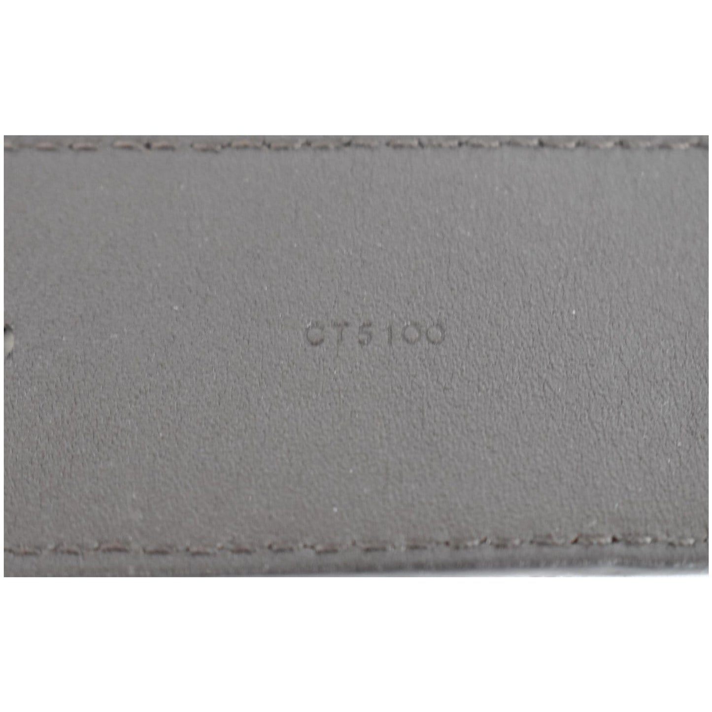 LOUIS VUITTON LV Initiales Damier Ebene Belt Brown