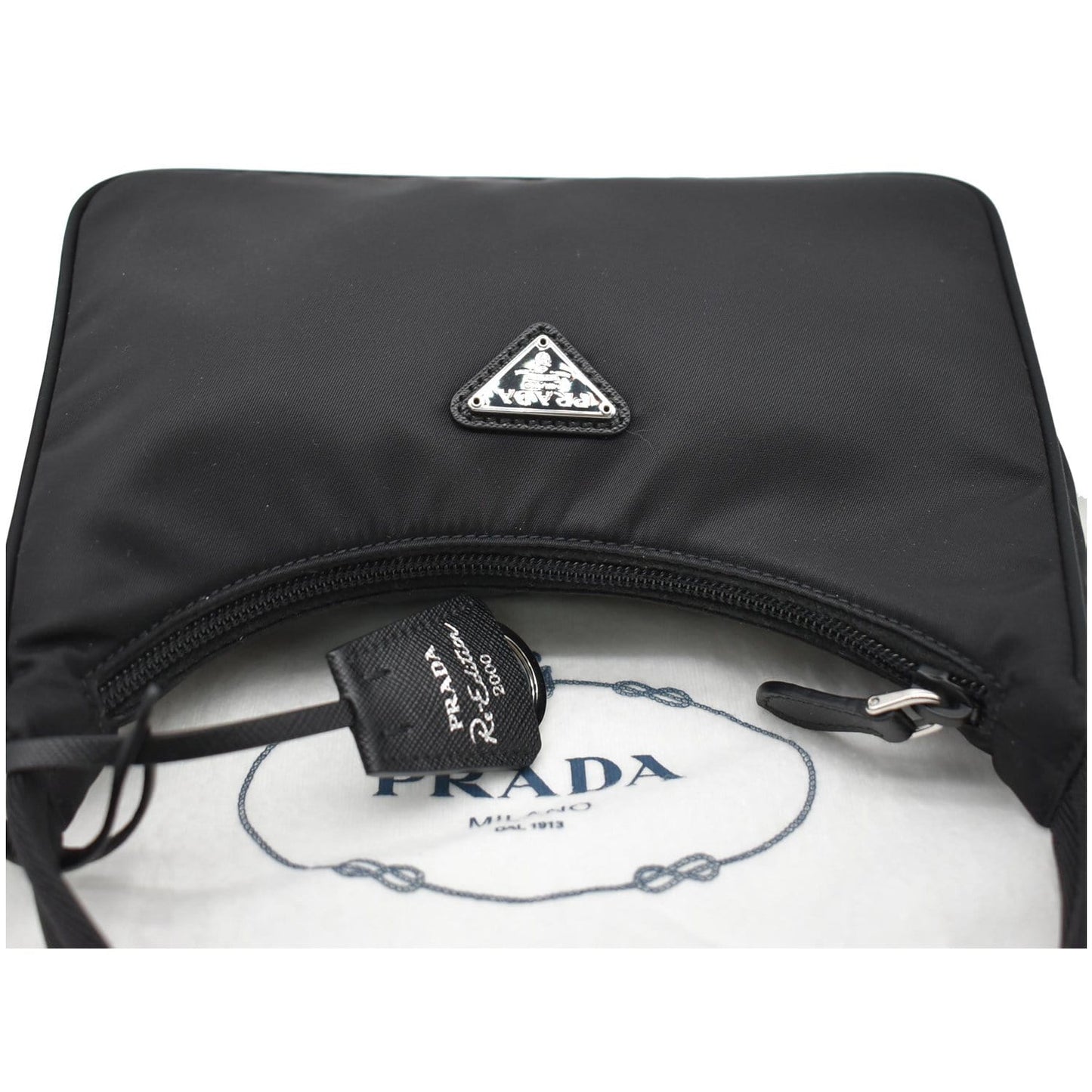PRADA Re-Edition 2000 Mini Nylon Shoulder Bag Black