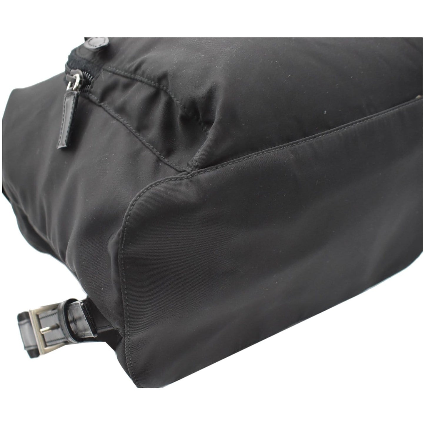 PRADA Nylon Backpack Bag Black