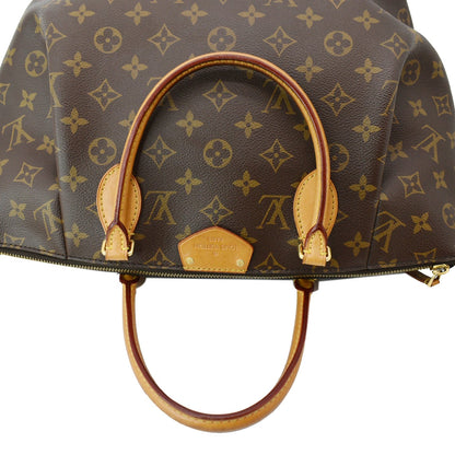 LOUIS VUITTON Turenne MM Monogram Canvas 2Way Shoulder Bag Brown