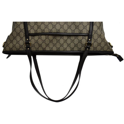 GUCCI Joy Medium GG Supreme Canvas Tote Bag Beige 388923