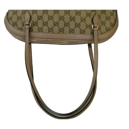 GUCCI Bree GG Supreme Leather Shoulder Bag 323673 Mauve