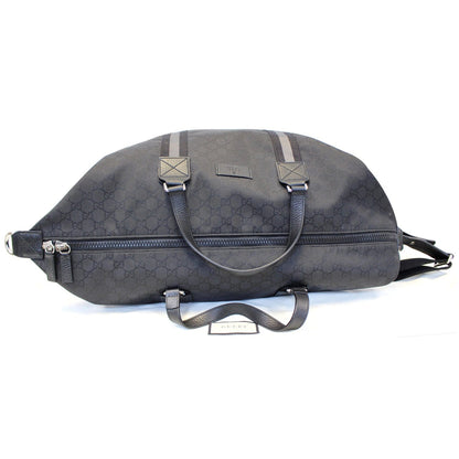 Gucci Nylon GG Guccissima XL Travel Duffle Luggage Bag 449180