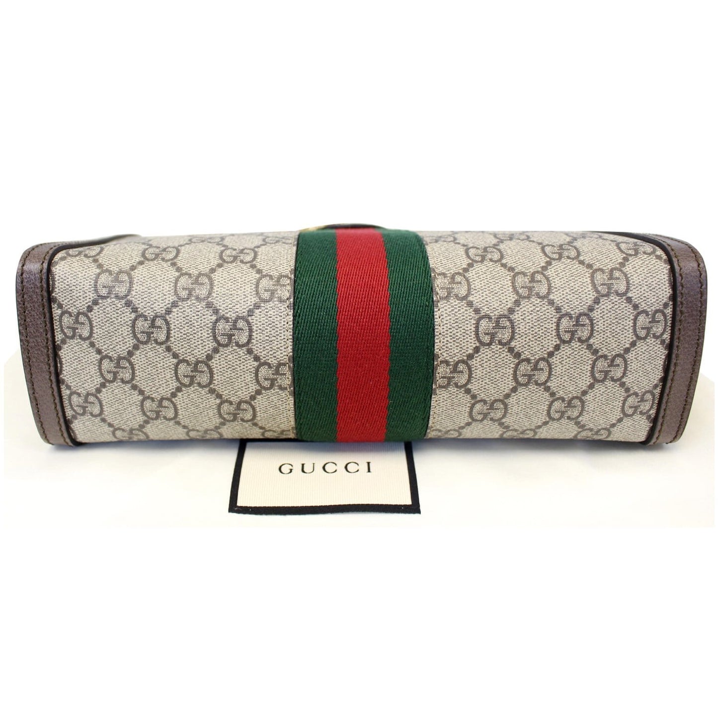 Gucci Ophidia GG Small Supreme Canvas Shoulder Bag Beige