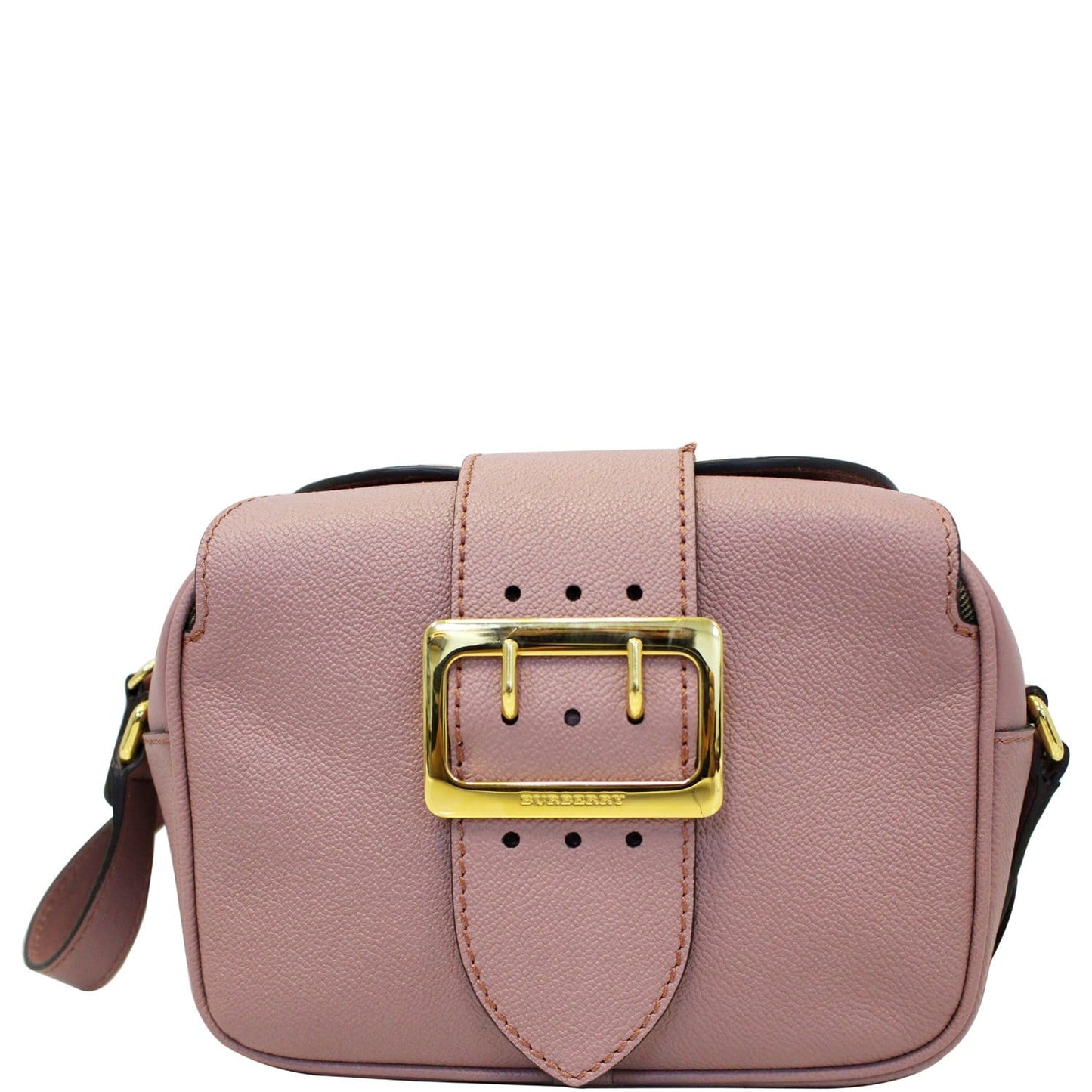 BURBERRY Medley Small Buckle Crossbody Bag Light Pink