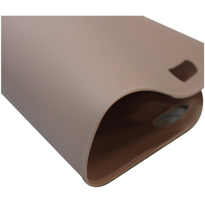 GUCCI Gomma Logo Rubber Tote Bag Pale Pink