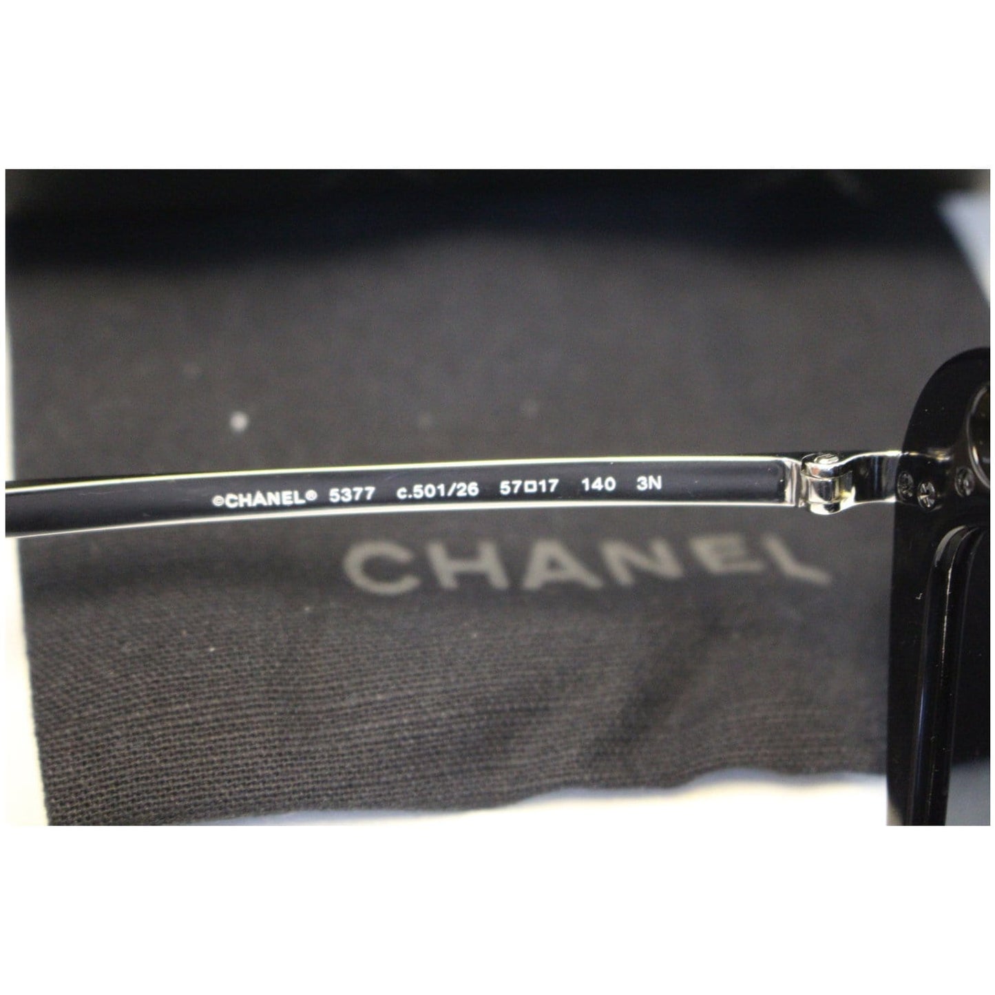 CHANEL Butterfly Runway Sunglasses Black