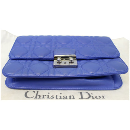 CHRISTIAN DIOR Miss Dior Promenade Cannage Quilted Leather Crossbody Bag