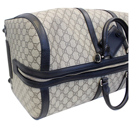 GUCCI GG Supreme Duffle Carry-on Bag 406382 Beige