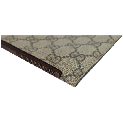 GUCCI Ophidia Soft GG Supreme Pouch Wristlet Beige 519335