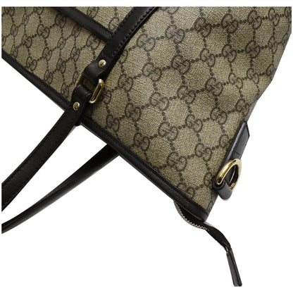 GUCCI Joy Medium GG Supreme Canvas Tote Bag Beige 388923