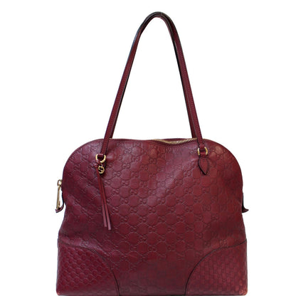 GUCCI Bree GG Guccissima Leather Shoulder Bag Dusty Rose 323673