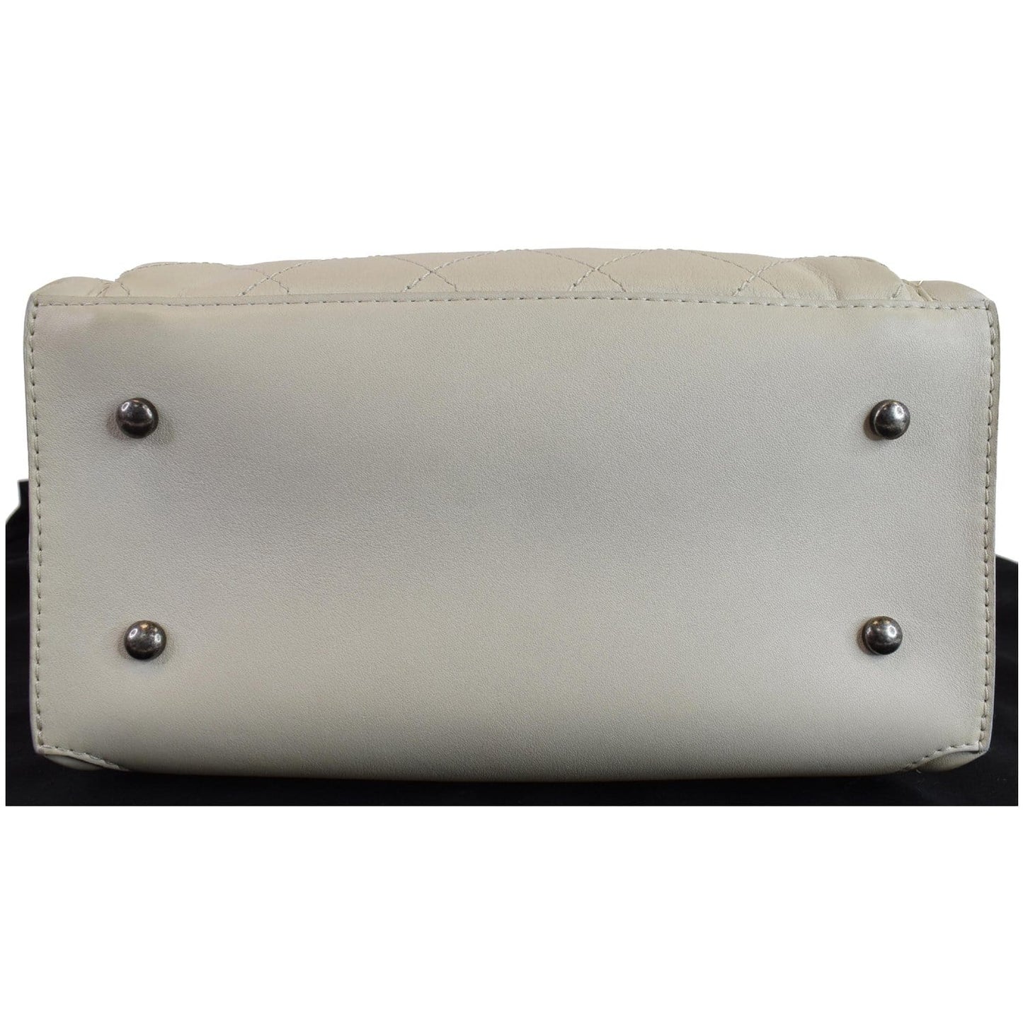 CHANEL Urban Luxury Drawstring Calfskin Stitched Backpack Bag Ivory - 15% OFF
