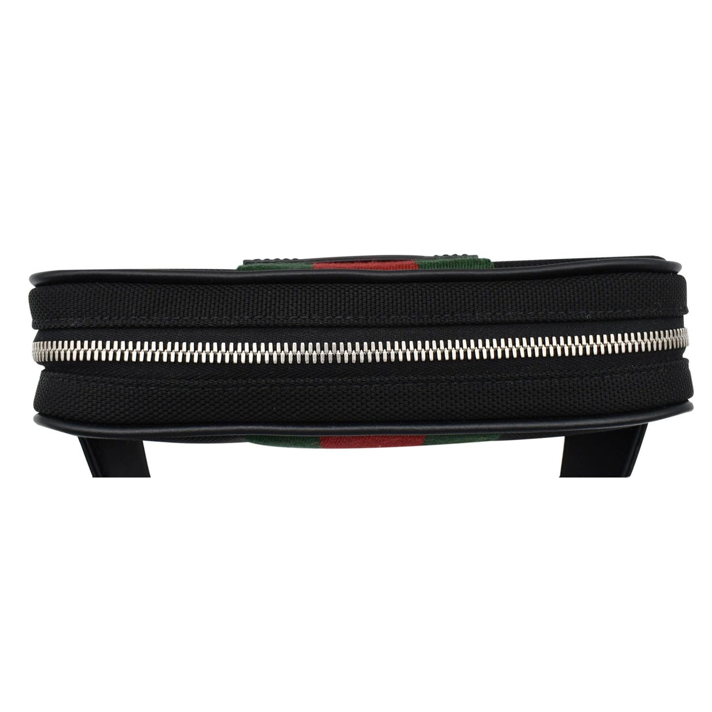 GUCCI Web Monogram Canvas Slim Belt Bag Black 630919 - 25% OFF