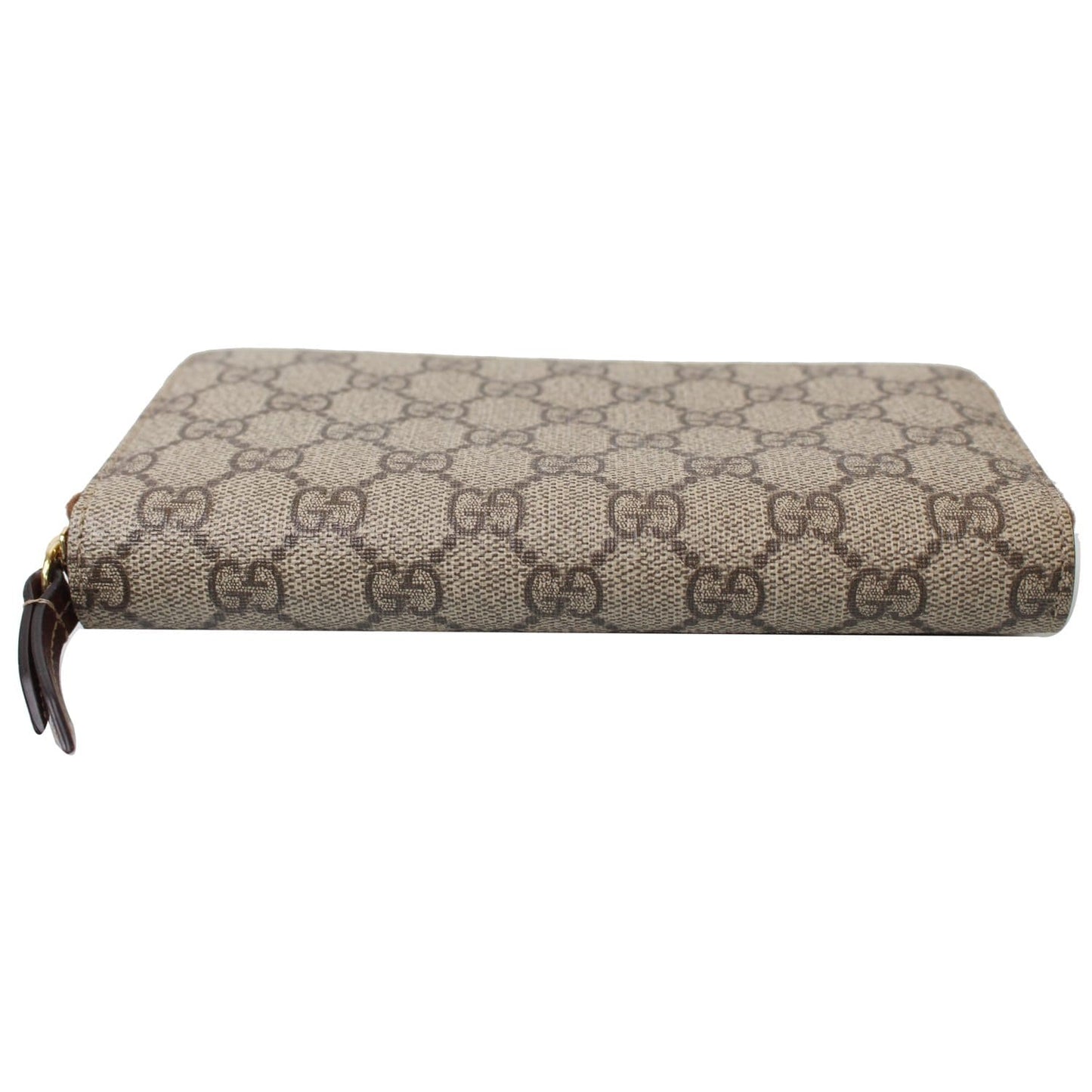 GUCCI GG Supreme Zip Around Wallet Beige 410102