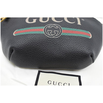 GUCCI Print Small Leather Belt Small Waist Bum Bag Black 527792 - 10% OFF