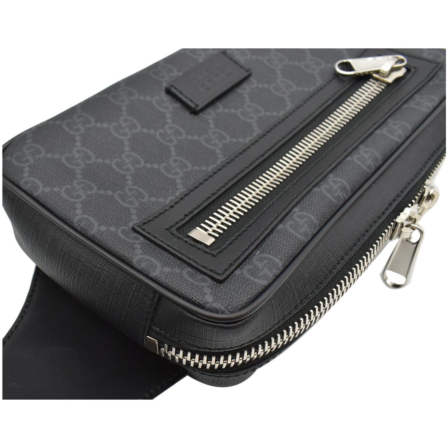 GUCCI GG Supreme Belt Bumbag Black 474293