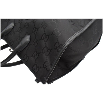 GUCCI Off The Grid GG Nylon Tote Bag Black 630353
