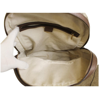 GUCCI Ophidia GG Medium Supreme Canvas Backpack Beige 547967