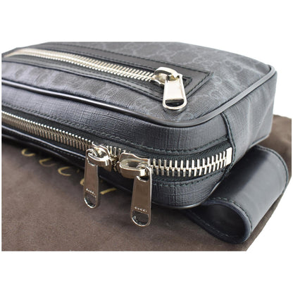 GUCCI GG Supreme Belt Bumbag Black 474293 - Last Call