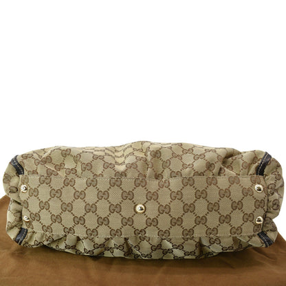 GUCCI D Ring GG Canvas Tote Bag Beige 189831