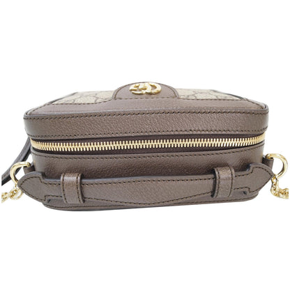 GUCCI Ophidia GG Mini Supreme Shoulder Bag Beige/Ebony 602576 - 15% OFF